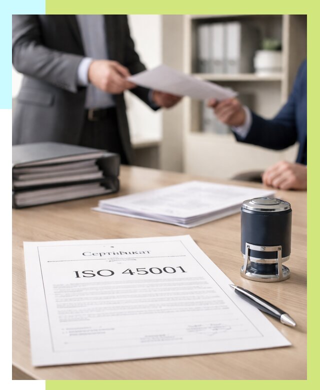 Сертификат ISO 45001 в Дедовске под ключ от 49478 р. | Сертэкс